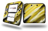 Paint Blend Yellow - Decal Style Vinyl Skin fits Nintendo 2DS - 2DS NOT INCLUDED