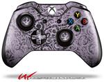 Decal Skin Wrap fits Microsoft XBOX One Wireless Controller Folder Doodles Lavender