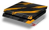 Vinyl Decal Skin Wrap compatible with Sony PlayStation 4 Original Console Jagged Camo Orange (PS4 NOT INCLUDED)