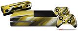 Paint Blend Yellow - Holiday Bundle Decal Style Skin fits XBOX One Console Original, Kinect and 2 Controllers (XBOX SYSTEM NOT INCLUDED)