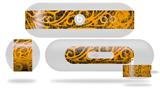 Decal Style Wrap Skin fits Beats Pill Plus Folder Doodles Orange (BEATS PILL NOT INCLUDED)