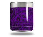 Skin Decal Wrap for Yeti Rambler Lowball - Folder Doodles Purple