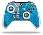 WraptorSkinz Decal Skin Wrap Set works with 2016 and newer XBOX One S / X Controller Folder Doodles Blue Medium (CONTROLLER NOT INCLUDED)