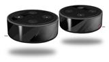 Skin Wrap Decal Set 2 Pack for Amazon Echo Dot 2 - Jagged Camo Black (2nd Generation ONLY - Echo NOT INCLUDED)