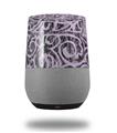 Decal Style Skin Wrap for Google Home Original - Folder Doodles Lavender (GOOGLE HOME NOT INCLUDED)