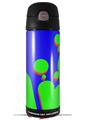 Skin Decal Wrap for Thermos Funtainer 16oz Bottle Drip Blue Green Red (BOTTLE NOT INCLUDED) by WraptorSkinz