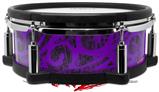 Skin Wrap works with Roland vDrum Shell PD-108 Drum Folder Doodles Purple (DRUM NOT INCLUDED)