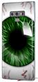 Decal style Skin Wrap compatible with Samsung Galaxy Note 9 Eyeball Green Dark