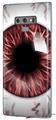 Decal style Skin Wrap compatible with Samsung Galaxy Note 9 Eyeball Red