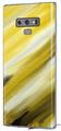 Decal style Skin Wrap compatible with Samsung Galaxy Note 9 Paint Blend Yellow