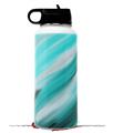 Skin Wrap Decal compatible with Hydro Flask Wide Mouth Bottle 32oz Paint Blend Teal (BOTTLE NOT INCLUDED)