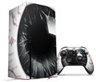 WraptorSkinz Skin Wrap compatible with the 2020 XBOX Series X Console and Controller Eyeball Black (XBOX NOT INCLUDED)