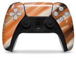 WraptorSkinz Skin Wrap compatible with the Sony PS5 DualSense Controller Paint Blend Orange (CONTROLLER NOT INCLUDED)