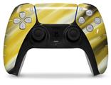 WraptorSkinz Skin Wrap compatible with the Sony PS5 DualSense Controller Paint Blend Yellow (CONTROLLER NOT INCLUDED)