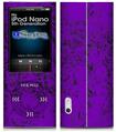 iPod Nano 5G Skin - Folder Doodles Purple