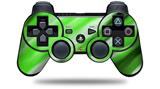 Sony PS3 Controller Decal Style Skin - Paint Blend Green (CONTROLLER NOT INCLUDED)