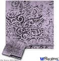 Decal Skin compatible with Sony PS3 Slim Folder Doodles Lavender