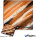Decal Skin compatible with Sony PS3 Slim Paint Blend Orange