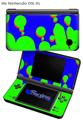 Drip Blue Green Red - Decal Style Skin fits Nintendo DSi XL (DSi SOLD SEPARATELY)