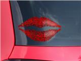 Lips Decal 9x5.5 Folder Doodles Red