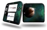 Ar44 Space - Decal Style Vinyl Skin fits Nintendo 2DS - 2DS NOT INCLUDED
