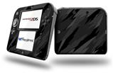 Jagged Camo Black - Decal Style Vinyl Skin fits Nintendo 2DS - 2DS NOT INCLUDED