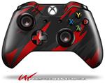 Decal Skin Wrap fits Microsoft XBOX One Wireless Controller Jagged Camo Red