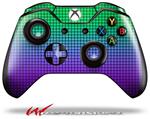 Decal Skin Wrap fits Microsoft XBOX One Wireless Controller Faded Dots Purple Green