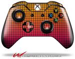 Decal Skin Wrap fits Microsoft XBOX One Wireless Controller Faded Dots Hot Pink Orange