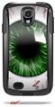 Eyeball Green Dark - Decal Style Vinyl Skin fits Otterbox Commuter Case for Samsung Galaxy S4 (CASE SOLD SEPARATELY)