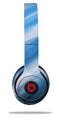 Skin Decal Wrap compatible with Beats Solo 2 WIRED Headphones Paint Blend Blue (HEADPHONES NOT INCLUDED)