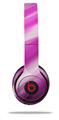 Skin Decal Wrap compatible with Beats Solo 2 WIRED Headphones Paint Blend Hot Pink (HEADPHONES NOT INCLUDED)