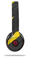 Skin Decal Wrap compatible with Beats Solo 2 WIRED Headphones Jagged Camo Yellow (HEADPHONES NOT INCLUDED)