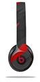 Skin Decal Wrap compatible with Beats Solo 2 WIRED Headphones Jagged Camo Red (HEADPHONES NOT INCLUDED)