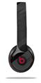 Skin Decal Wrap compatible with Beats Solo 2 WIRED Headphones Jagged Camo Black (HEADPHONES NOT INCLUDED)