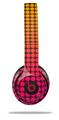 Skin Decal Wrap compatible with Beats Solo 2 WIRED Headphones Faded Dots Hot Pink Orange (HEADPHONES NOT INCLUDED)
