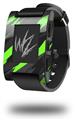 Jagged Camo Neon Green - Decal Style Skin fits original Pebble Smart Watch (WATCH SOLD SEPARATELY)
