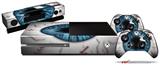 Eyeball Blue - Holiday Bundle Decal Style Skin fits XBOX One Console Original, Kinect and 2 Controllers (XBOX SYSTEM NOT INCLUDED)