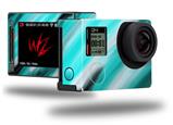 Paint Blend Teal - Decal Style Skin fits GoPro Hero 4 Silver Camera (GOPRO SOLD SEPARATELY)