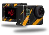 Jagged Camo Orange - Decal Style Skin fits GoPro Hero 4 Silver Camera (GOPRO SOLD SEPARATELY)