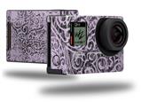 Folder Doodles Lavender - Decal Style Skin fits GoPro Hero 4 Black Camera (GOPRO SOLD SEPARATELY)