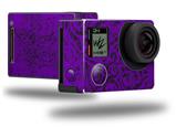 Folder Doodles Purple - Decal Style Skin fits GoPro Hero 4 Black Camera (GOPRO SOLD SEPARATELY)