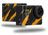 Jagged Camo Orange - Decal Style Skin fits GoPro Hero 4 Black Camera (GOPRO SOLD SEPARATELY)
