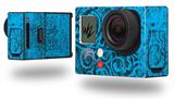 Folder Doodles Blue Medium - Decal Style Skin fits GoPro Hero 3+ Camera (GOPRO NOT INCLUDED)