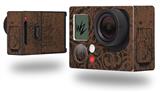 Folder Doodles Chocolate Brown - Decal Style Skin fits GoPro Hero 3+ Camera (GOPRO NOT INCLUDED)