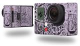 Folder Doodles Lavender - Decal Style Skin fits GoPro Hero 3+ Camera (GOPRO NOT INCLUDED)