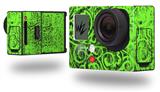Folder Doodles Neon Green - Decal Style Skin fits GoPro Hero 3+ Camera (GOPRO NOT INCLUDED)