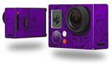 Folder Doodles Purple - Decal Style Skin fits GoPro Hero 3+ Camera (GOPRO NOT INCLUDED)