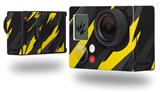 Jagged Camo Yellow - Decal Style Skin fits GoPro Hero 3+ Camera (GOPRO NOT INCLUDED)