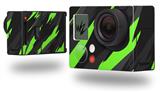 Jagged Camo Neon Green - Decal Style Skin fits GoPro Hero 3+ Camera (GOPRO NOT INCLUDED)